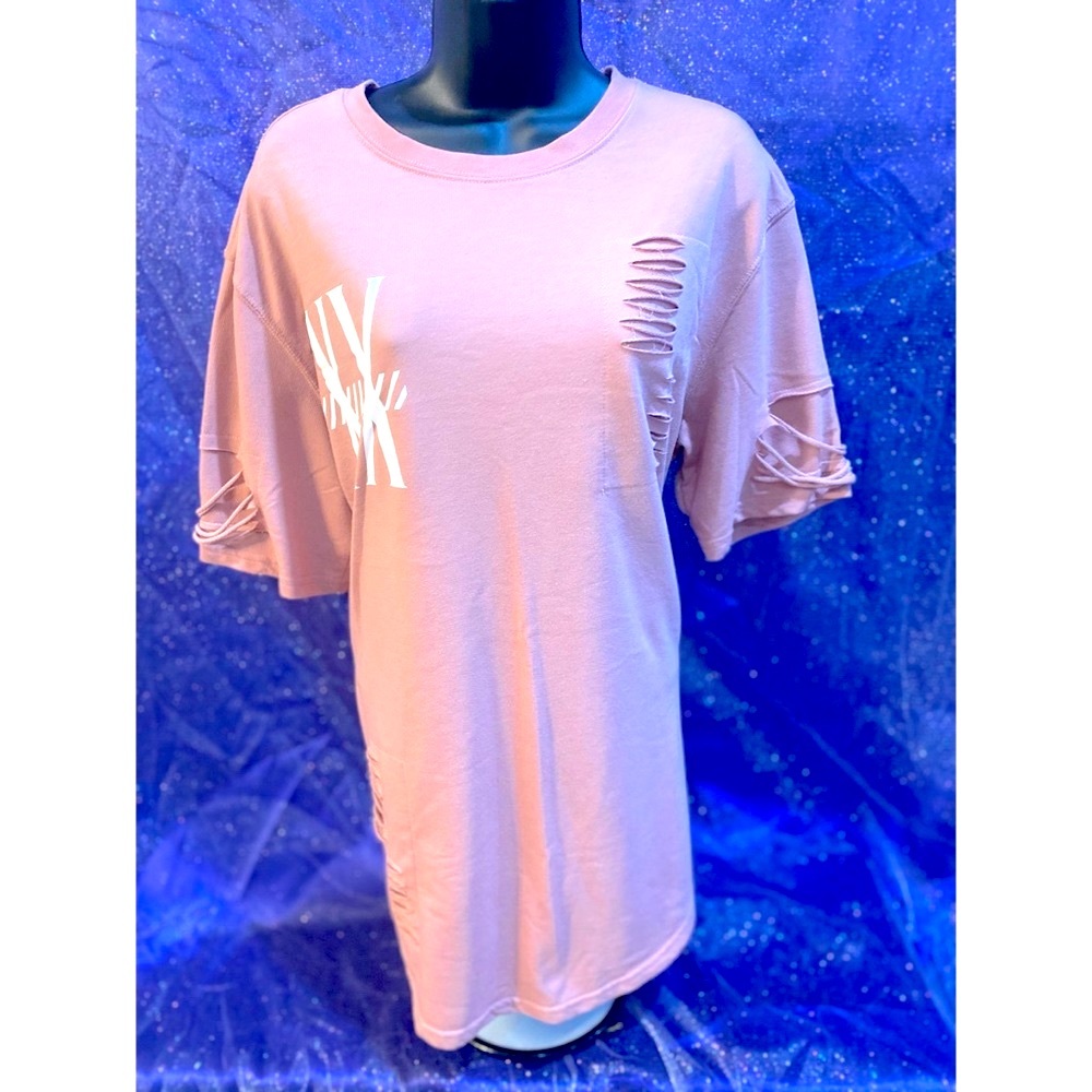 Blush pink T-Shirt Dress